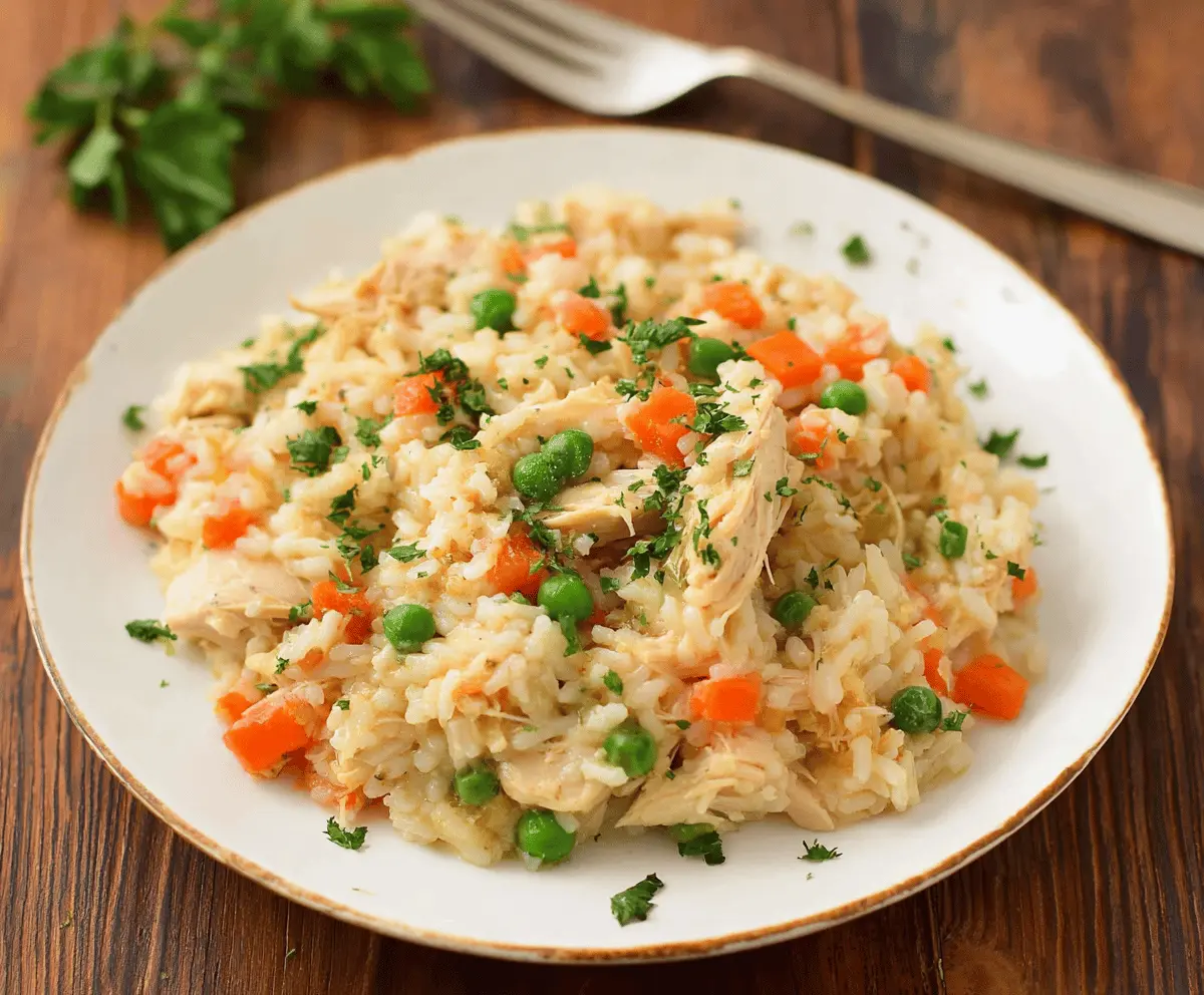 Easy Crockpot Chicken and Rice Recipe for Busy Nights