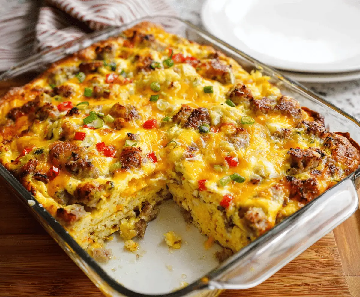 Easy Sausage and Egg Casserole Recipe