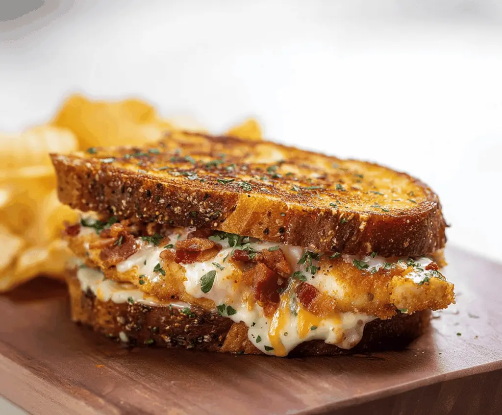Crispy Bacon Ranch Chicken Melt Recipe