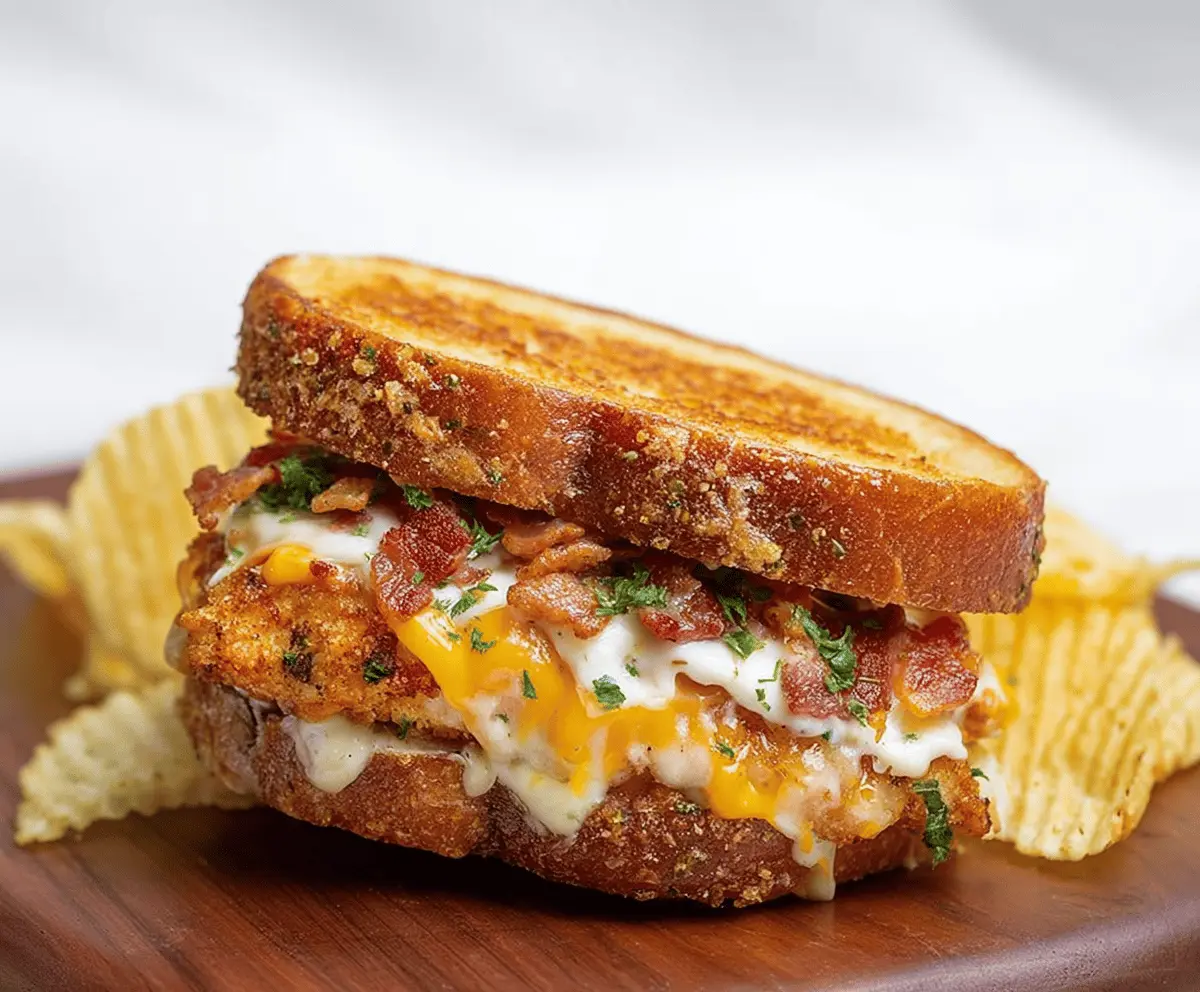 Crispy Bacon Ranch Chicken Melt Recipe
