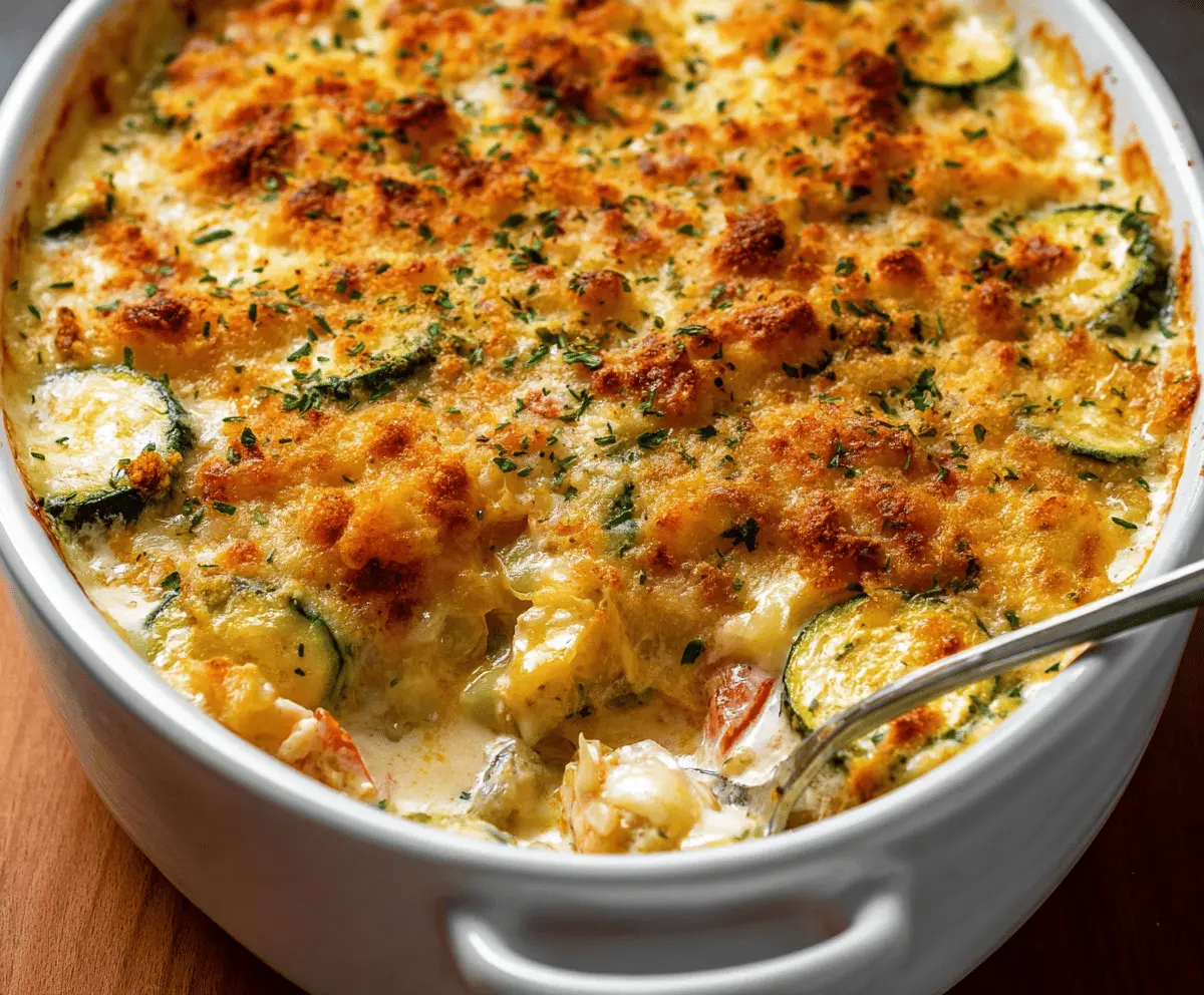 Easy Chicken Zucchini Casserole Recipe