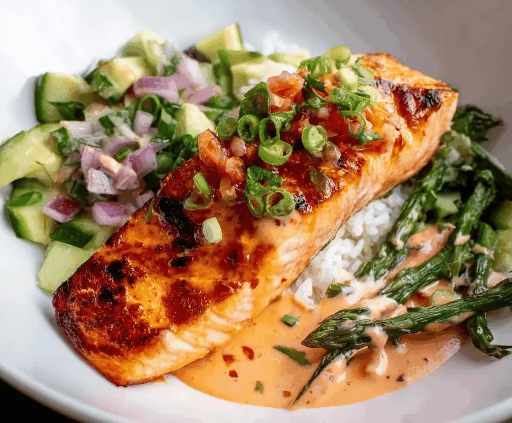 Easy Bang Bang Salmon Recipe for Dinner