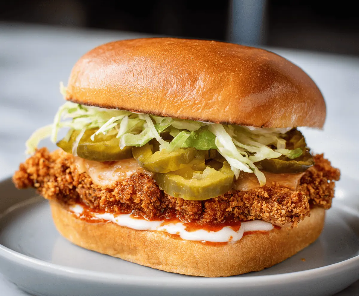 Crispy Air Fryer Spicy Chicken Sandwich Recipe