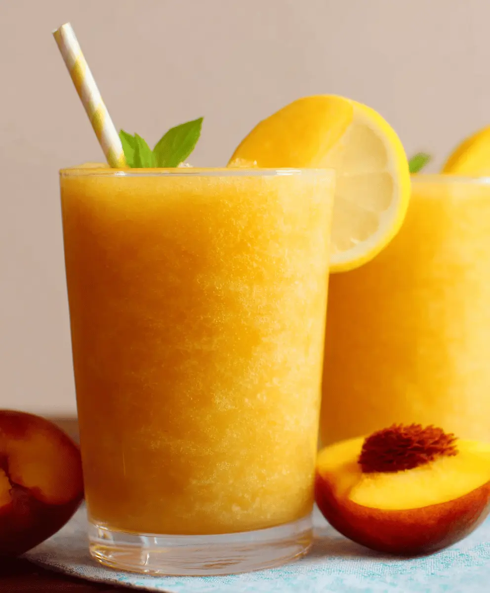 Peach Lemonade Slush Recipe
