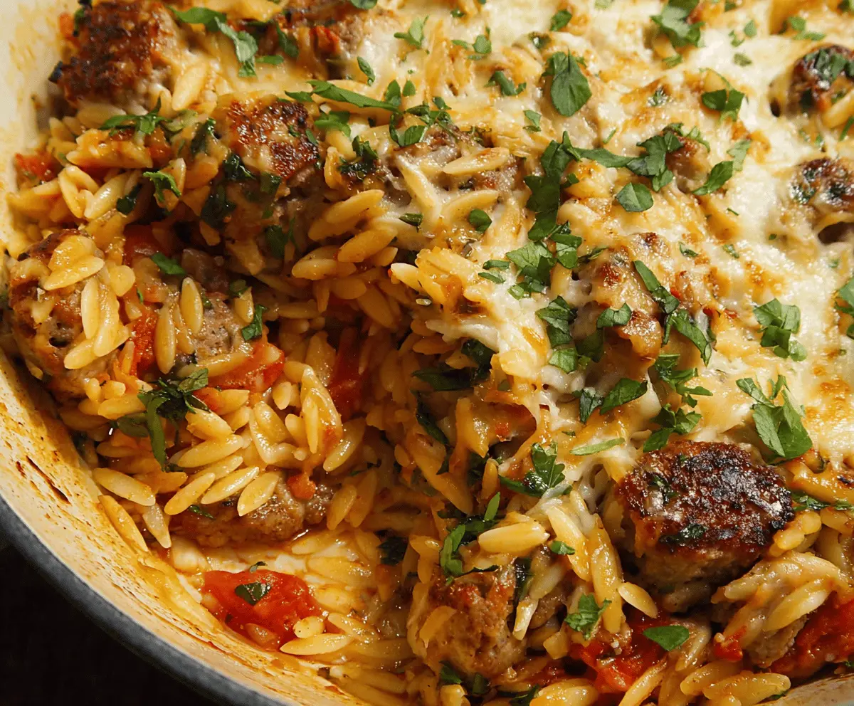 Italian Sausage Orzo