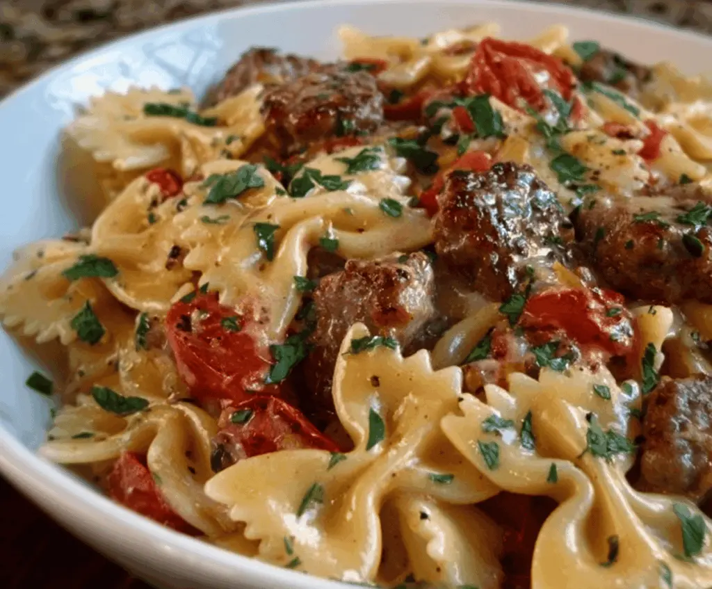Savor Italian Sausage And Bow Tie Pasta