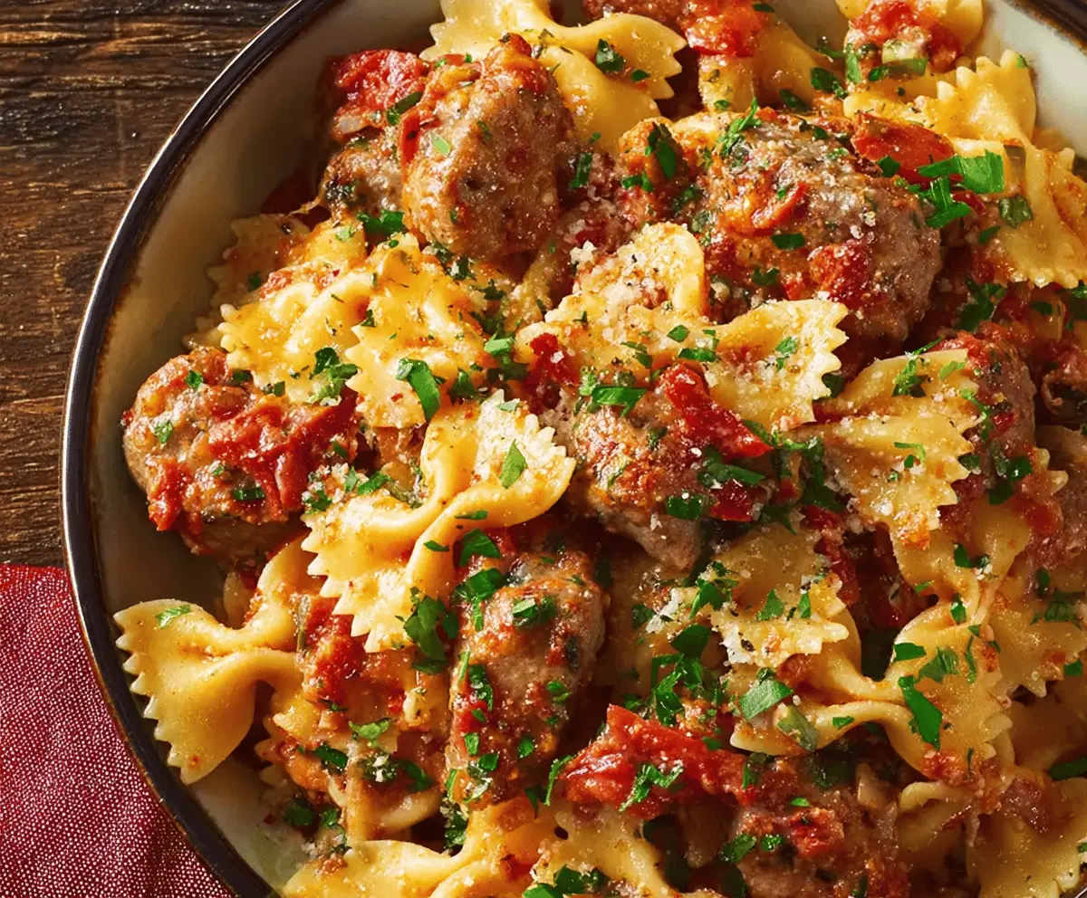 Savor Italian Sausage And Bow Tie Pasta