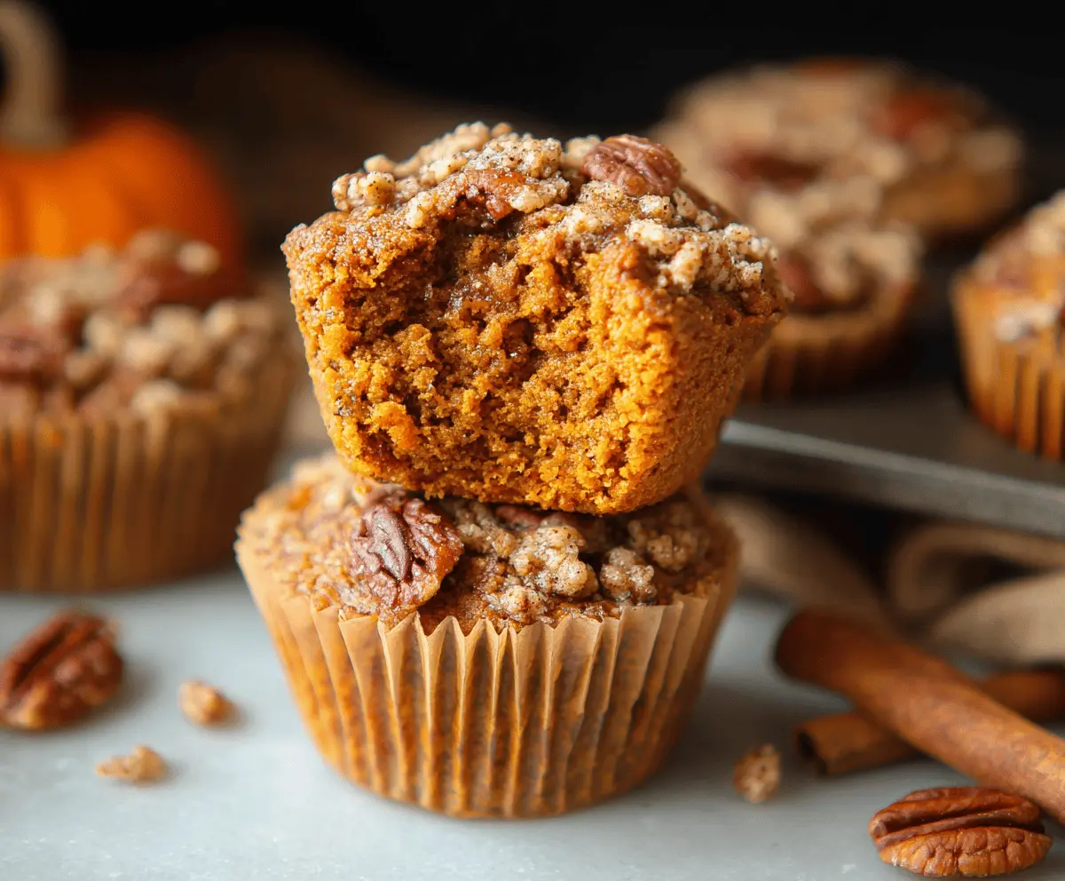 Pumpkin Pecan Muffins