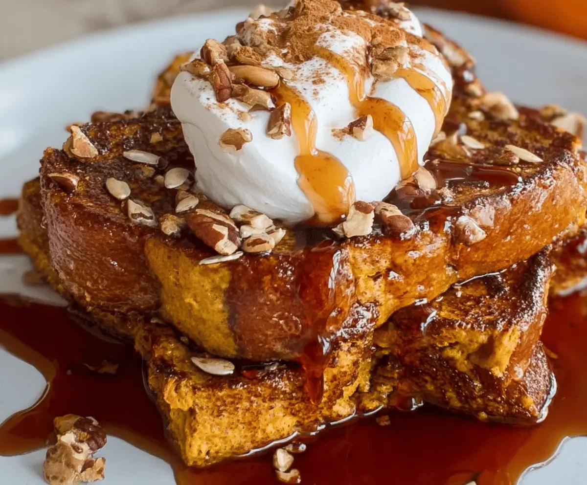 Pumpkin Pie French Toast