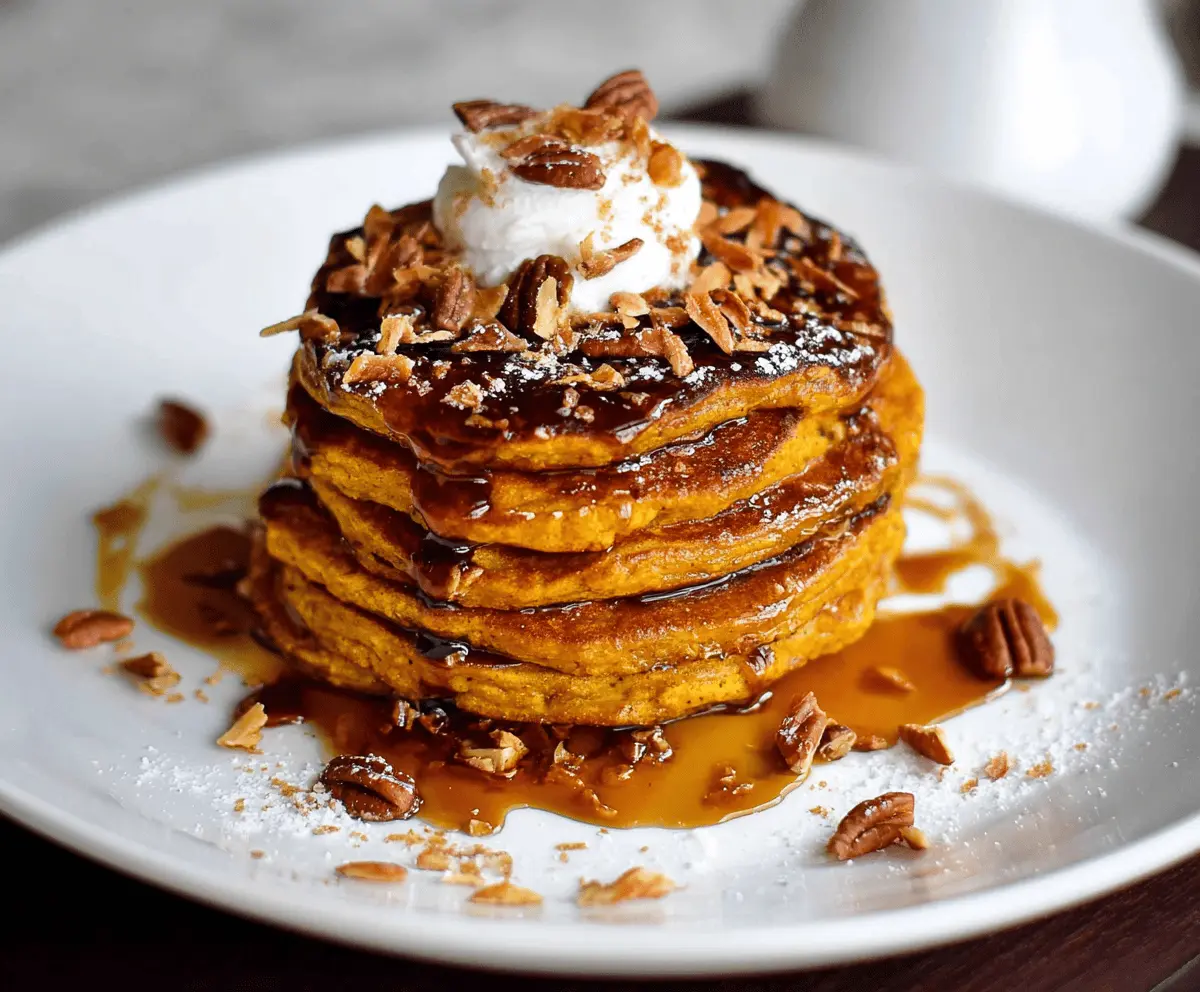Pumpkin Spice Pancakes