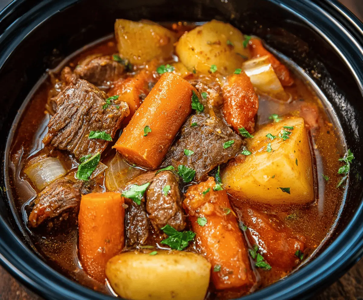Slow Cooker Beef Stew