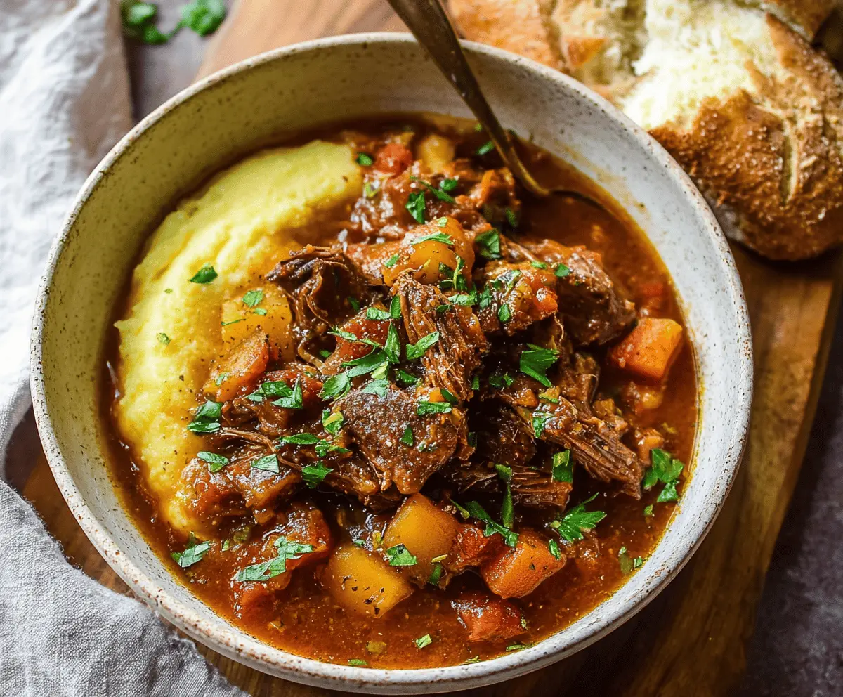 Slow Cooker Italian Beef Stew