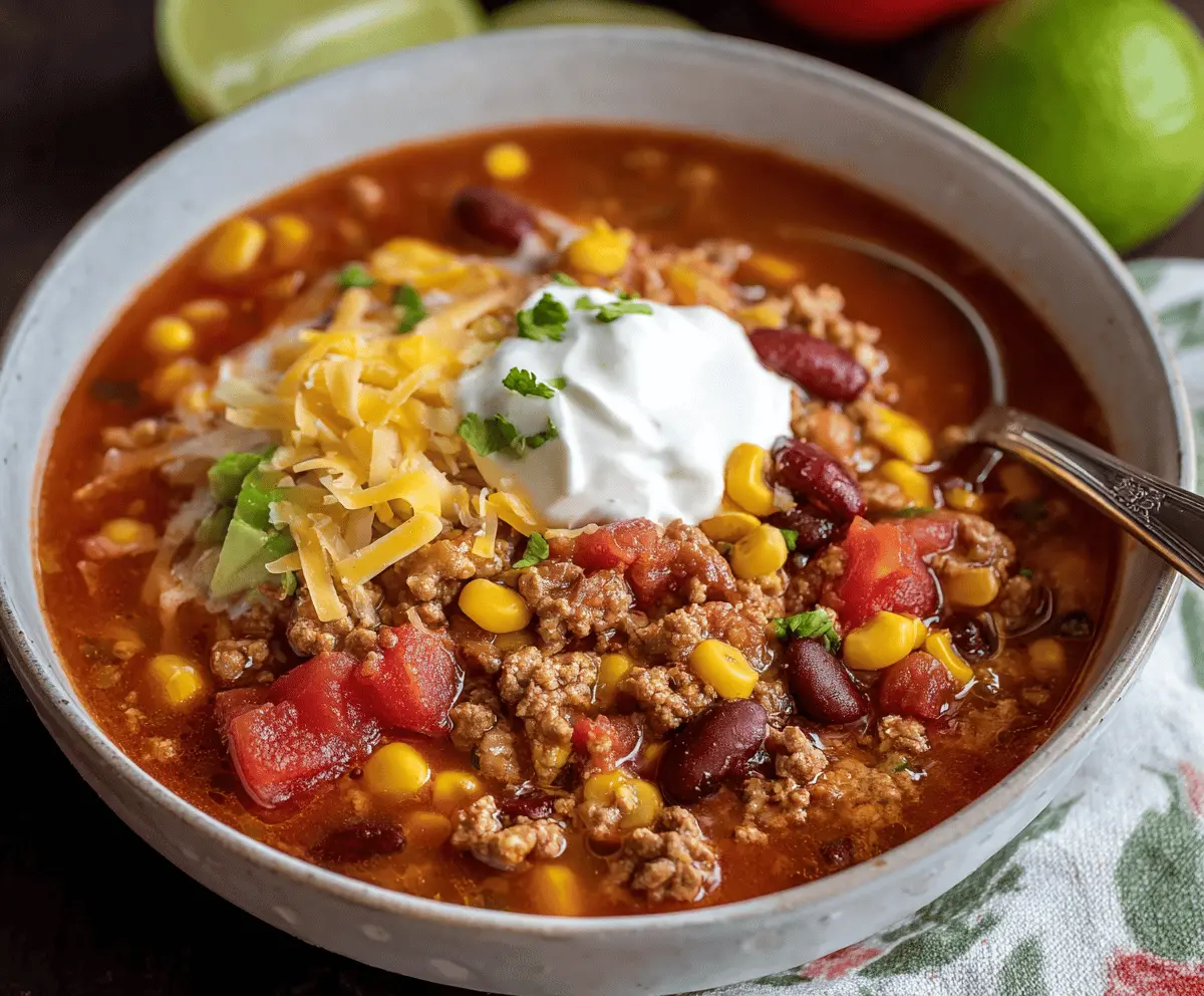 Taco Soup Recipe