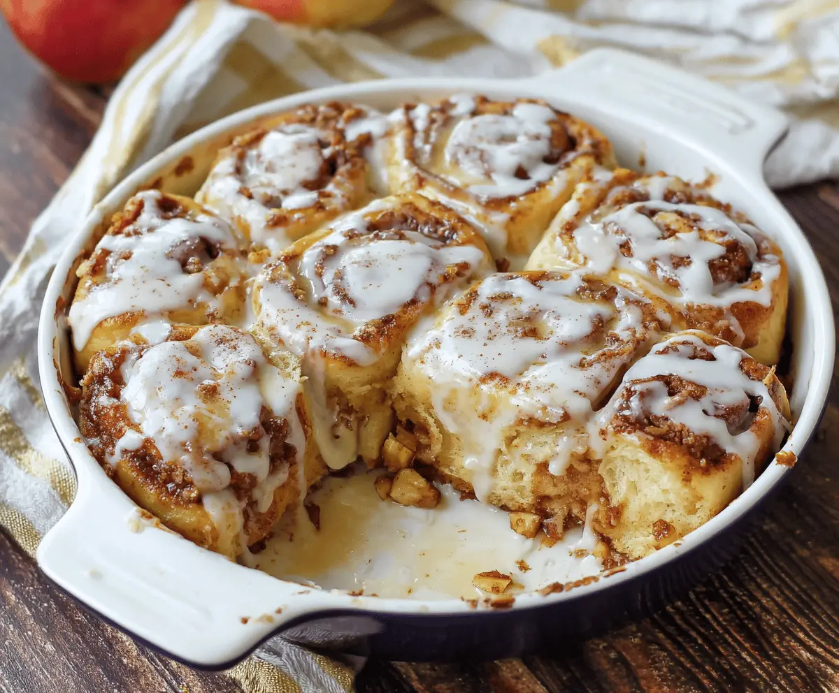 Apple Pie Cinnamon Rolls