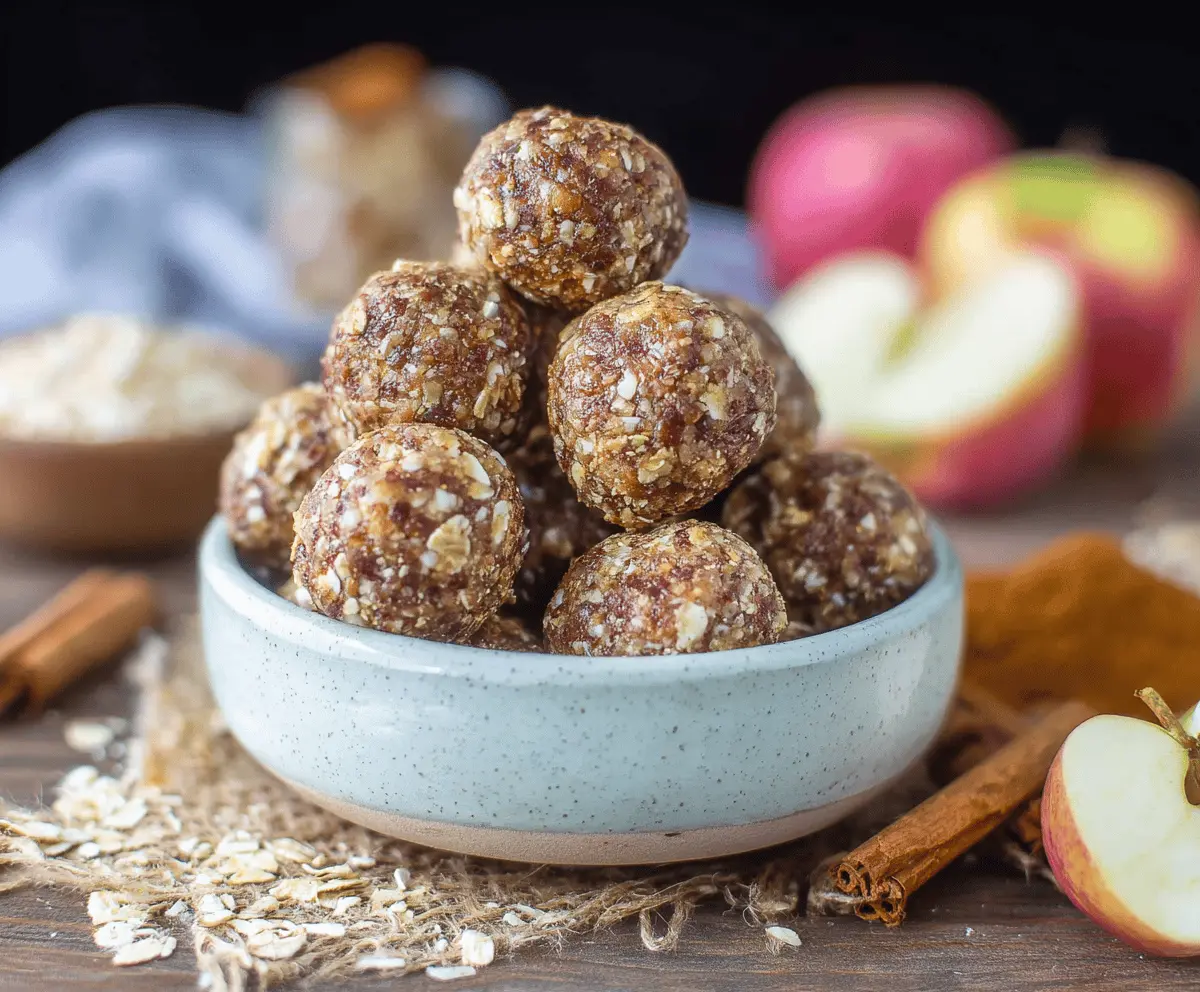 Apple Pie Energy Balls