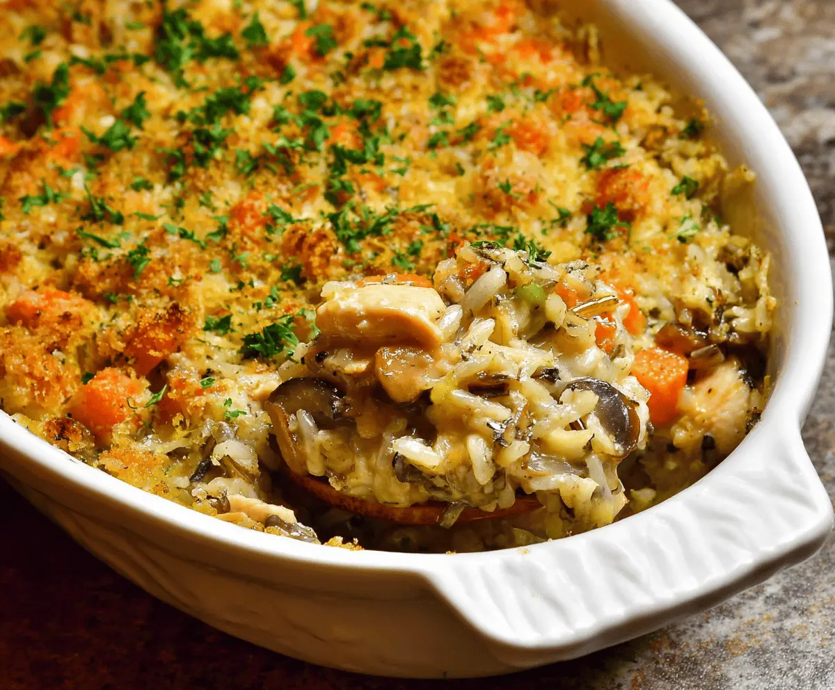 Chicken Wild Rice Casserole