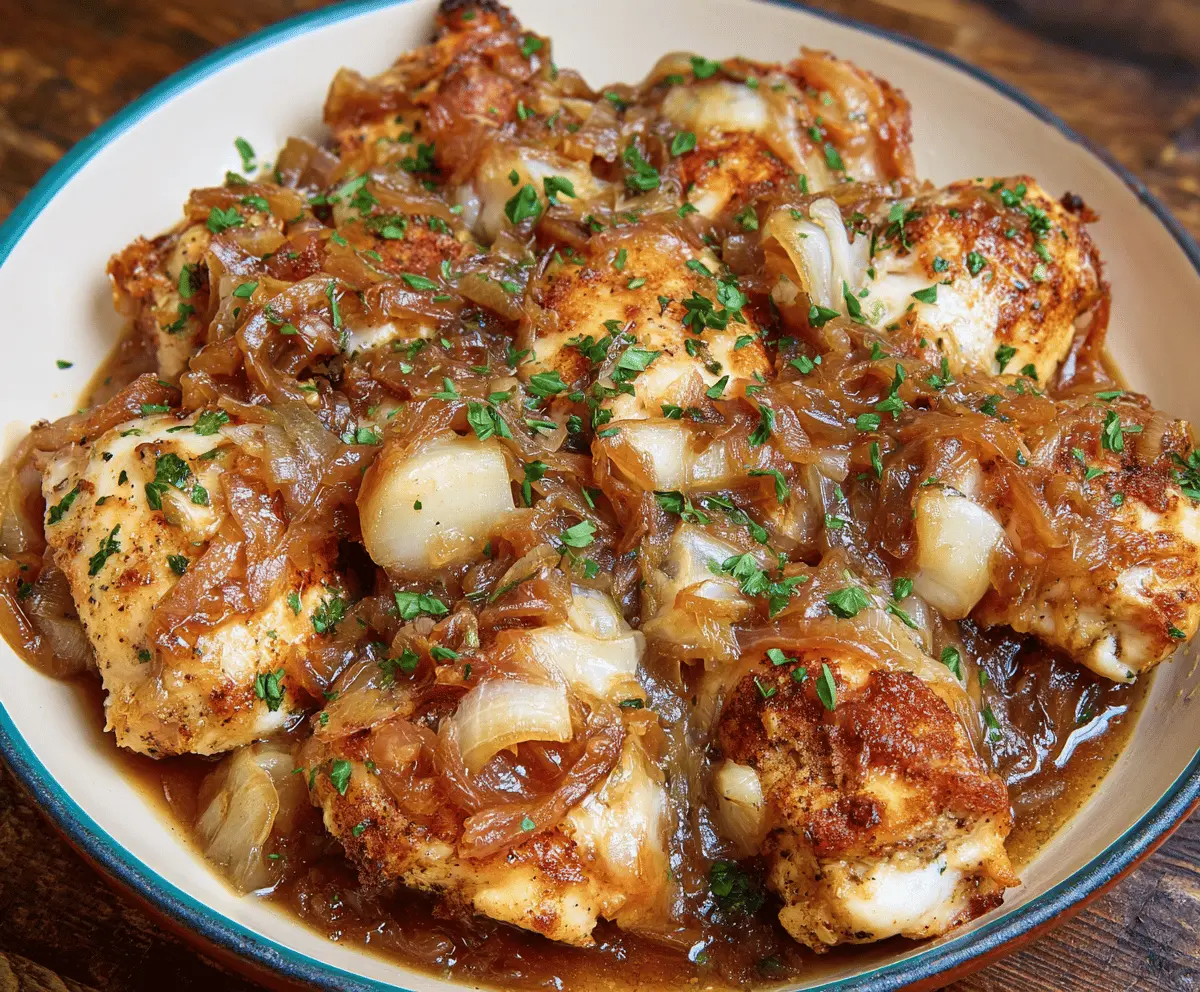 French Onion Chicken