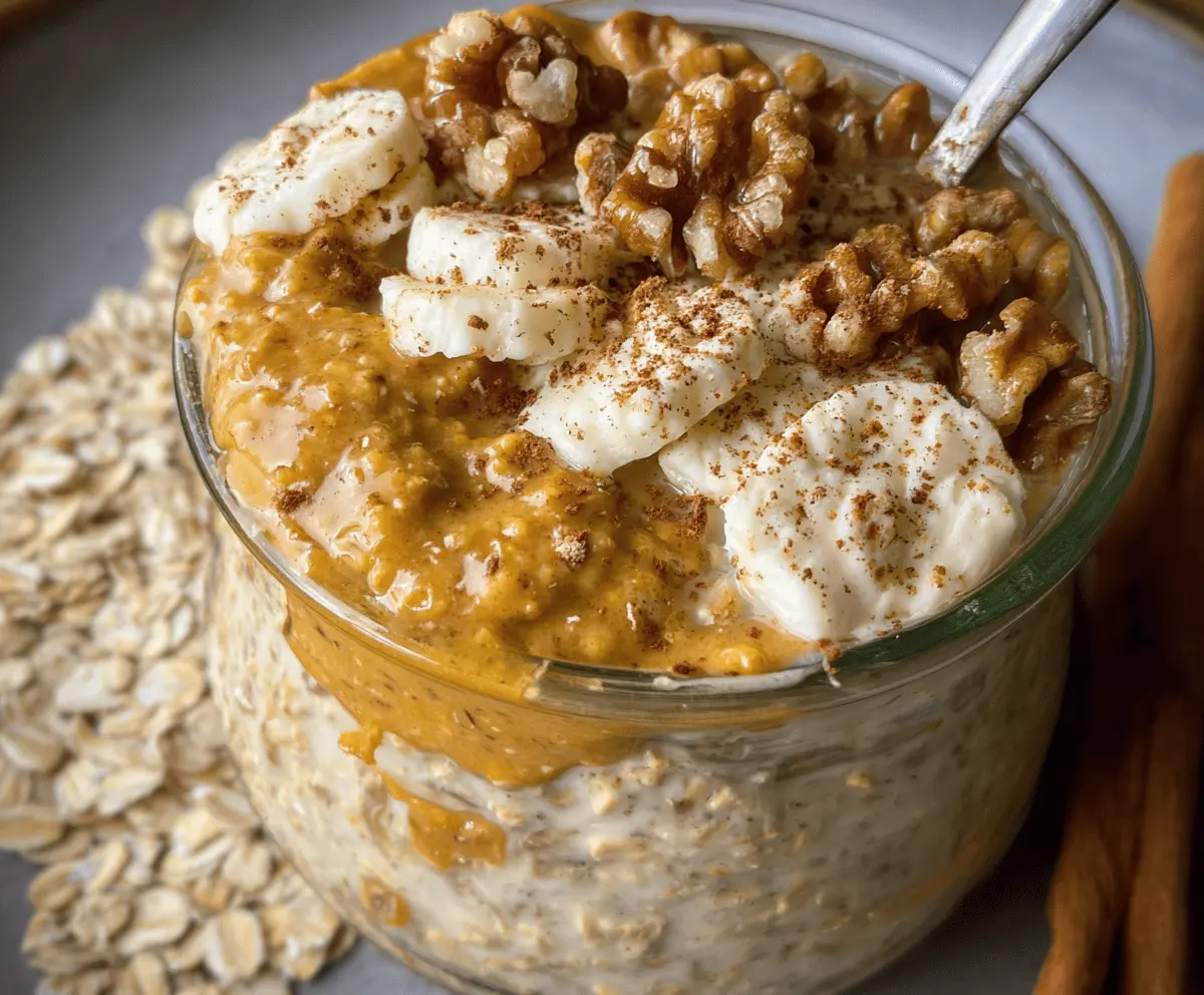 Pumpkin Pie Overnight Oats
