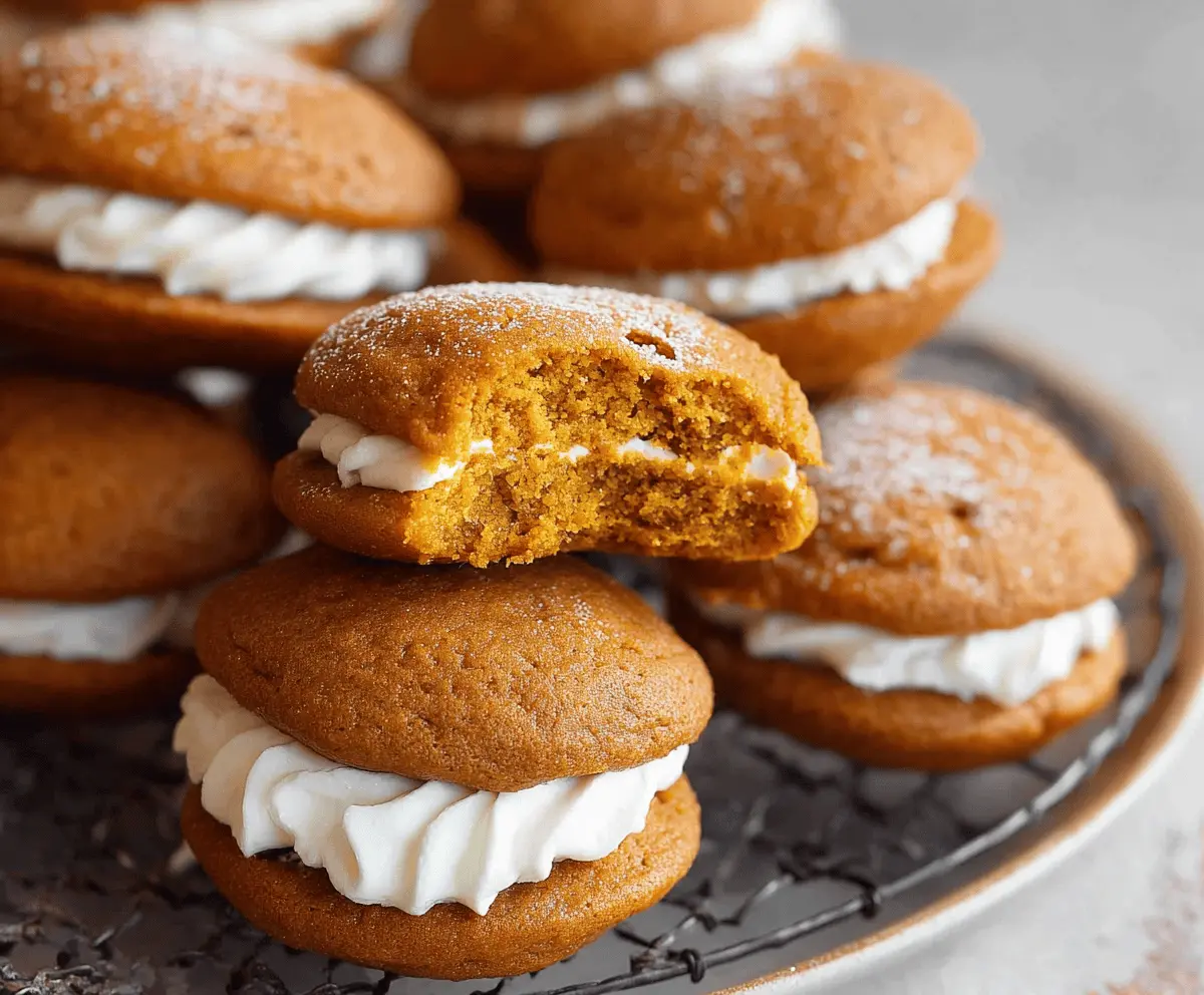 Pumpkin Whoopie Pies