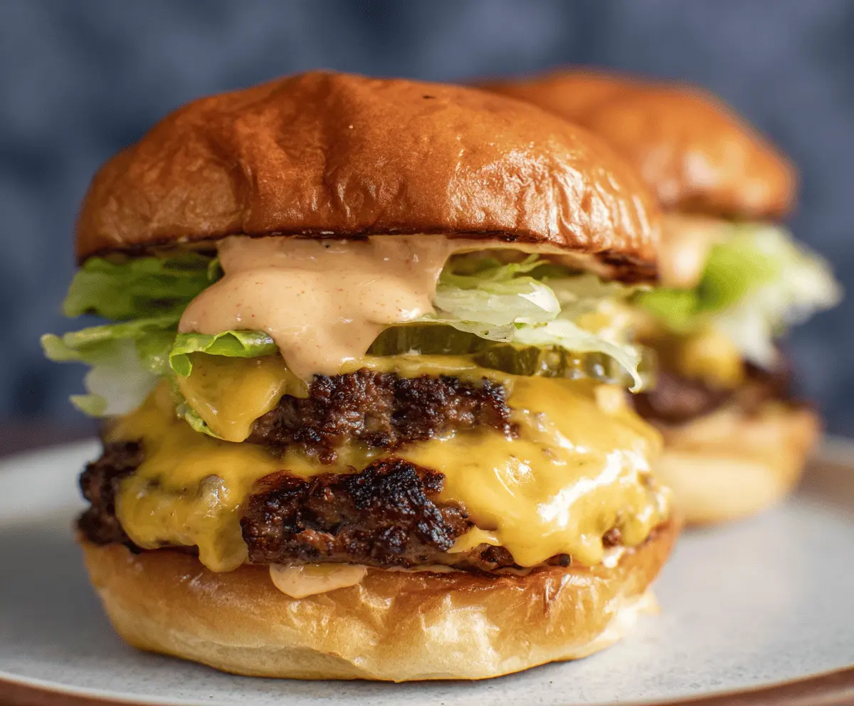 Smash Burgers with Special Sauce