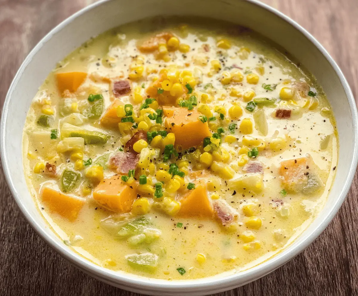 Easy Sweet Corn and Potato Chowder Recipe