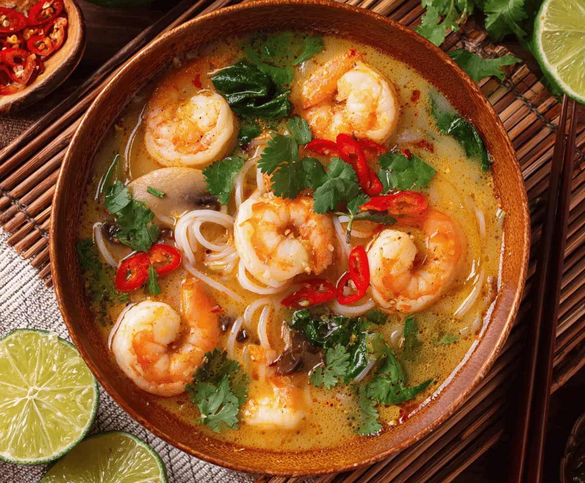 Delicious Thai Shrimp Soup Recipe for Quick Healthy Meals