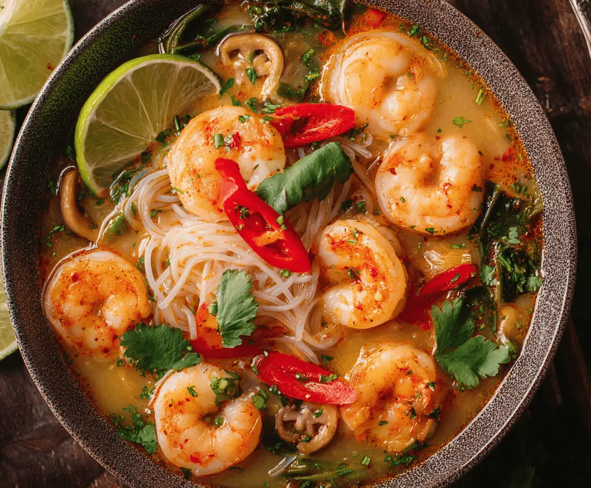 Delicious Thai Shrimp Soup Recipe for Quick Healthy Meals