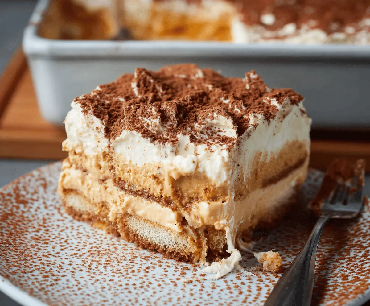 Creamy Pumpkin Spice Tiramisu Recipe – Easy Fall Dessert
