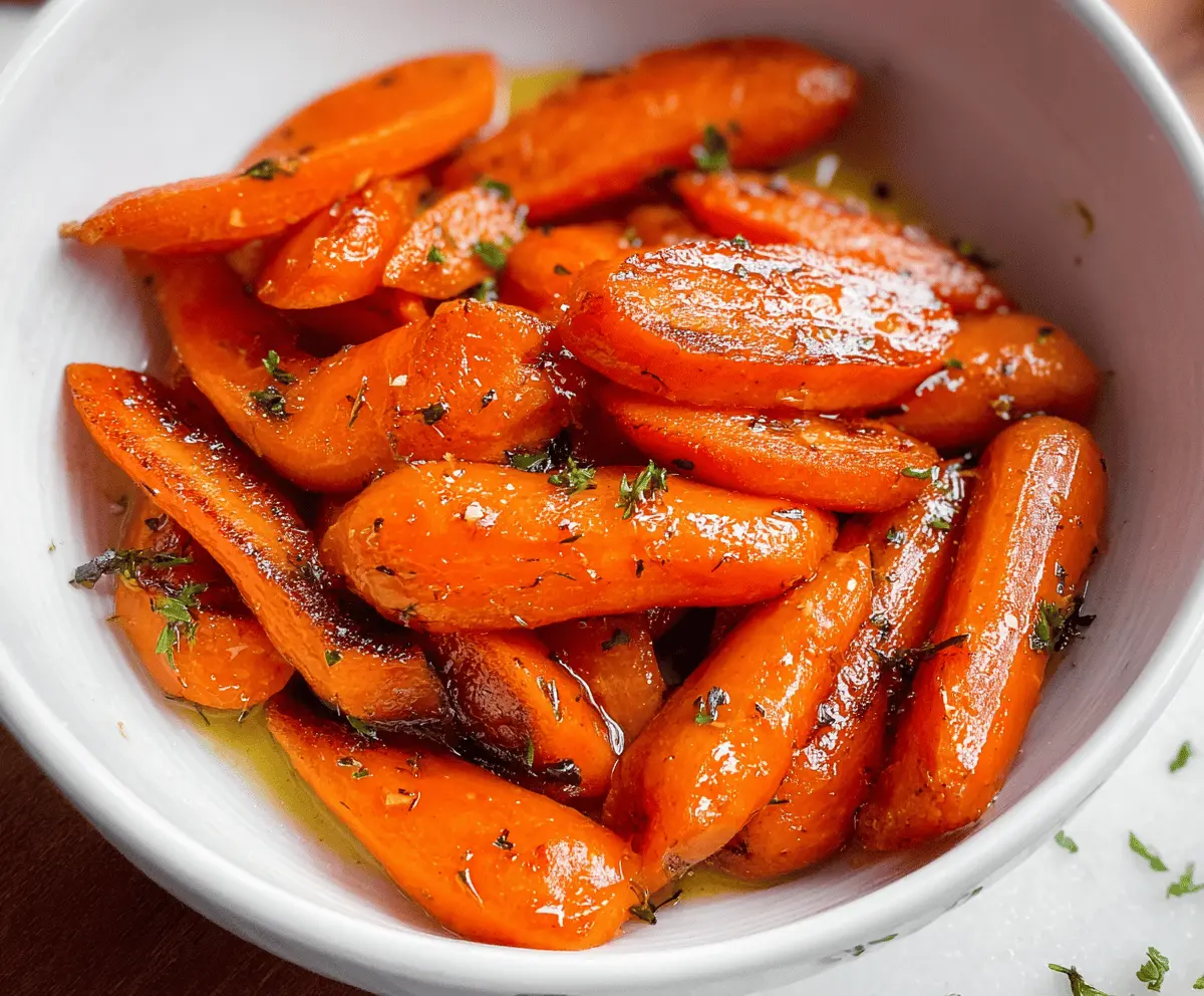 Easy Glazed Carrots Recipe – Sweet and Tender Side Dish