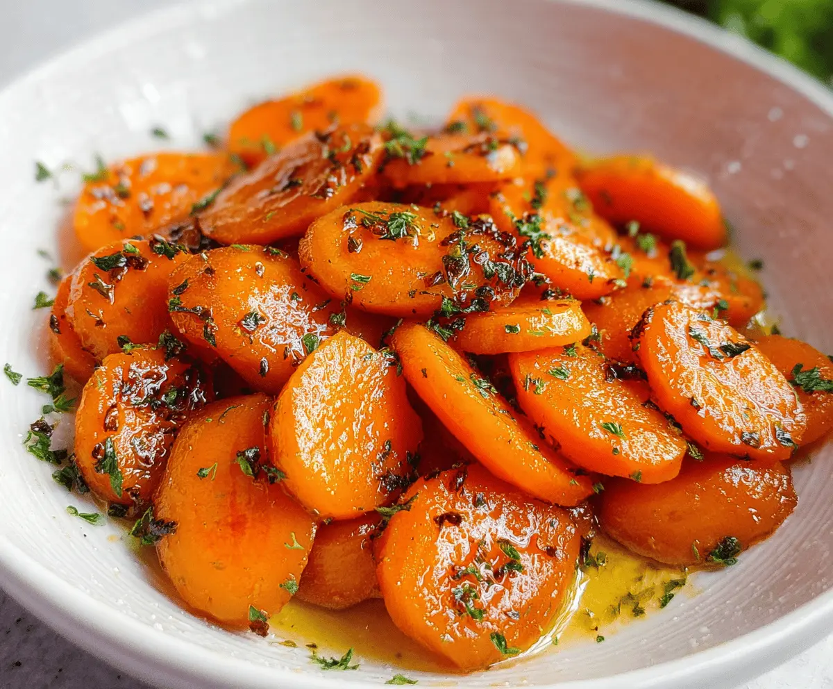 Easy Glazed Carrots Recipe – Sweet and Tender Side Dish