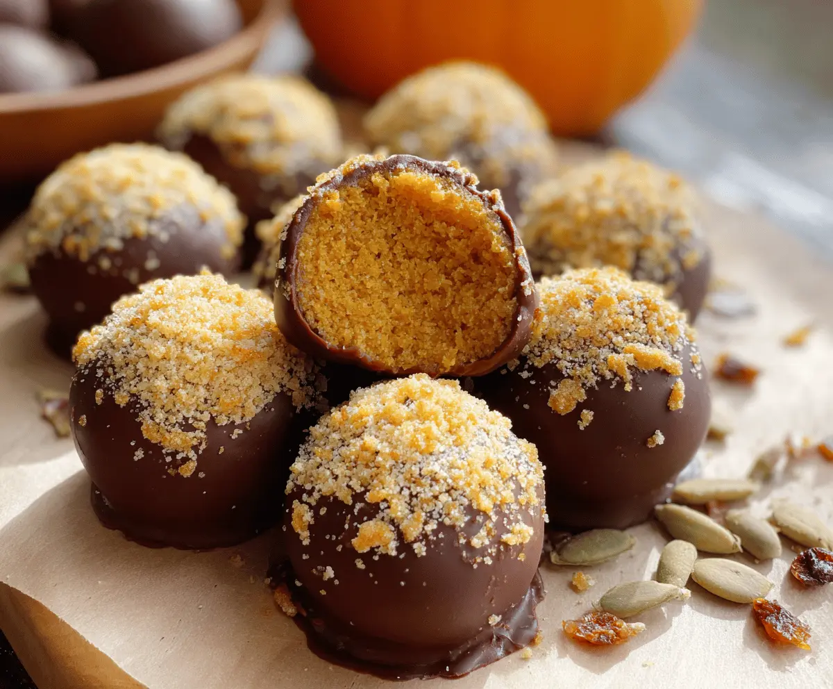 Healthy Pumpkin Truffles Recipe – Easy & Guilt-Free Fall Treats