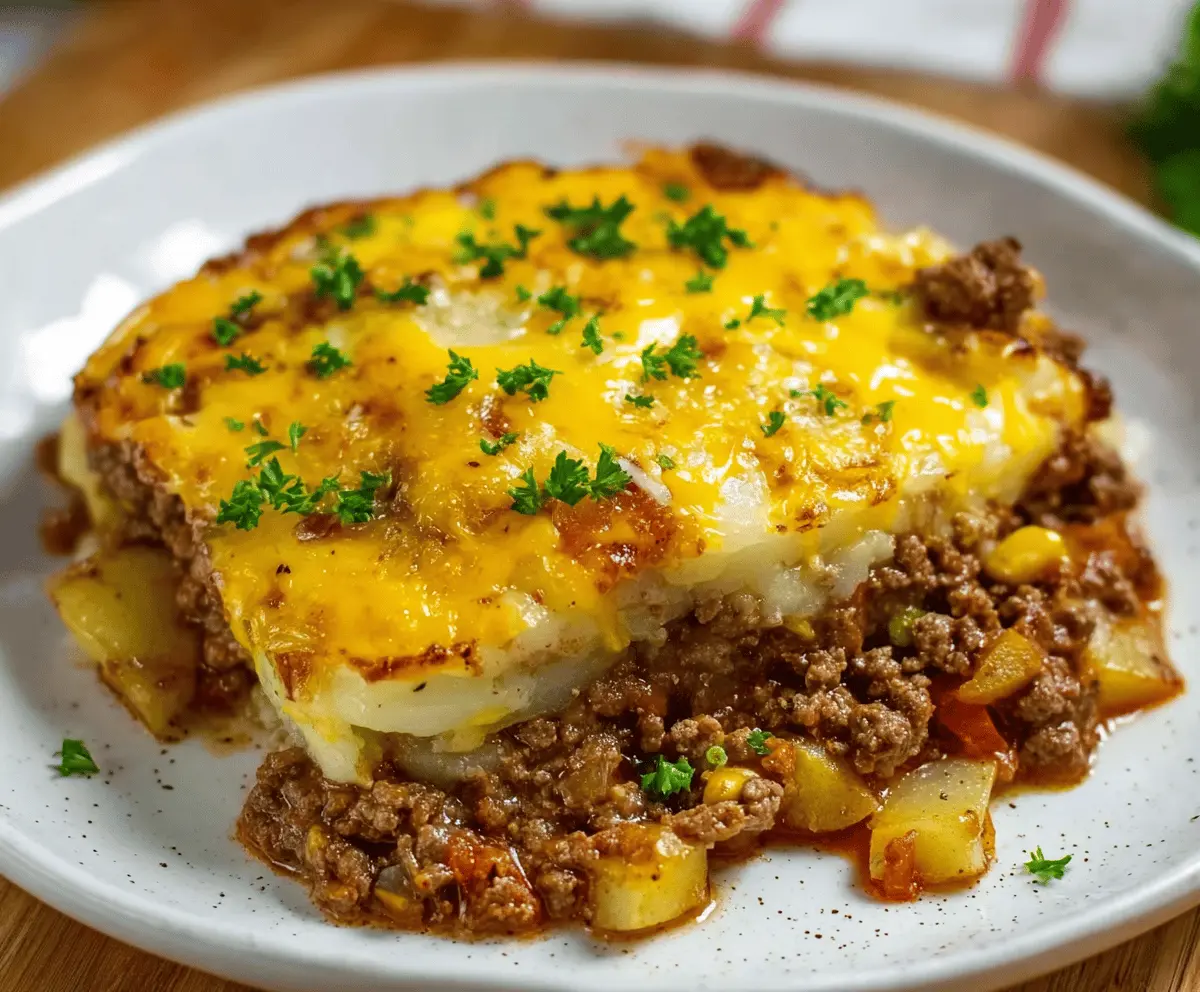 Easy Hobo Casserole with Ground Beef Recipe
