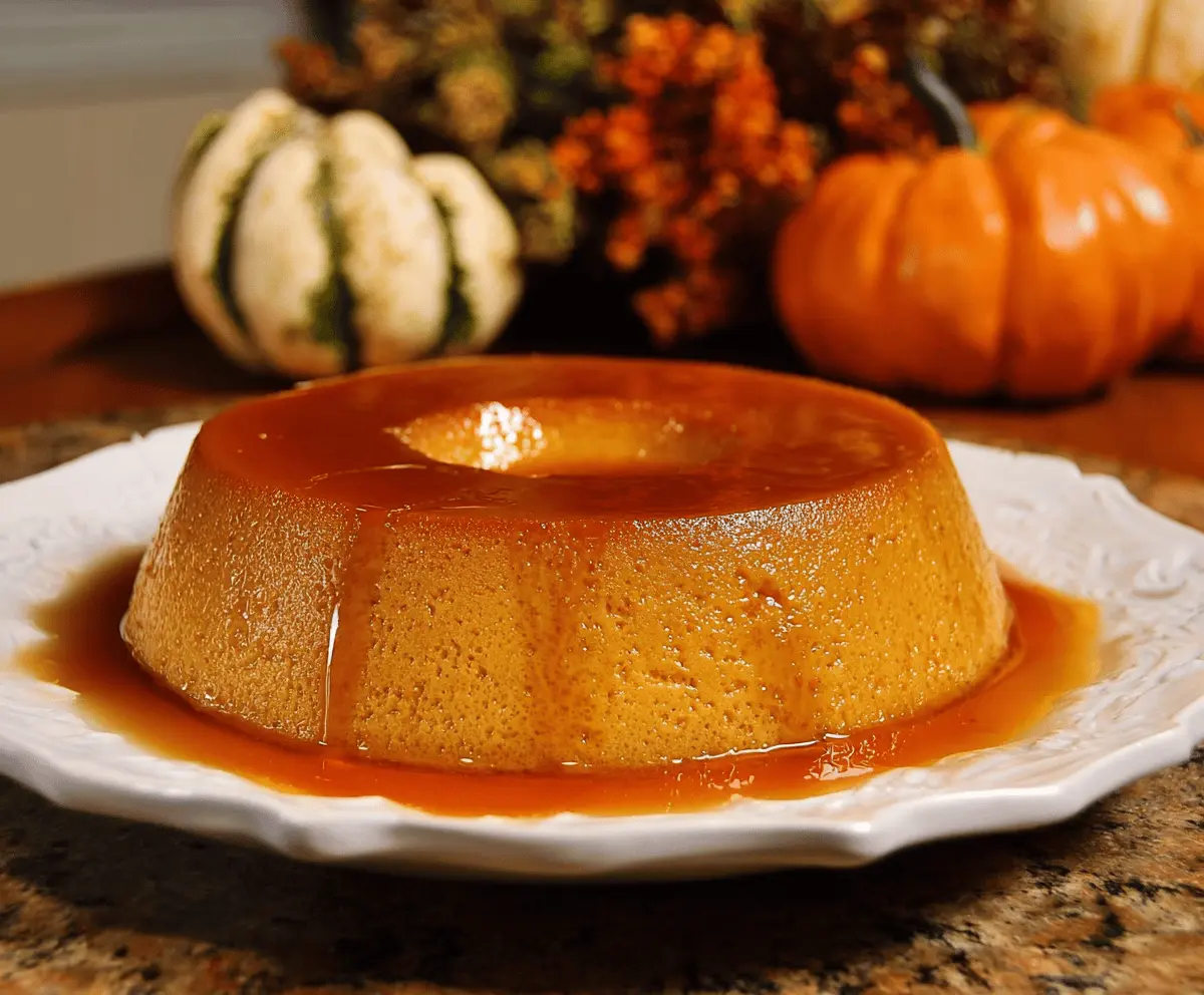 Easy Homemade Pumpkin Flan Recipe – Creamy Fall Dessert