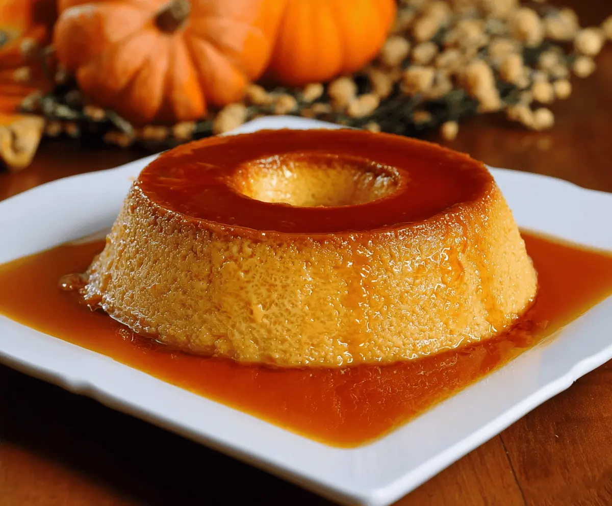 Easy Homemade Pumpkin Flan Recipe – Creamy Fall Dessert