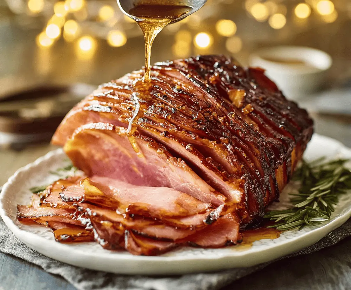 Easy Honey Garlic Spiral Ham Recipe - Juicy & Flavorful
