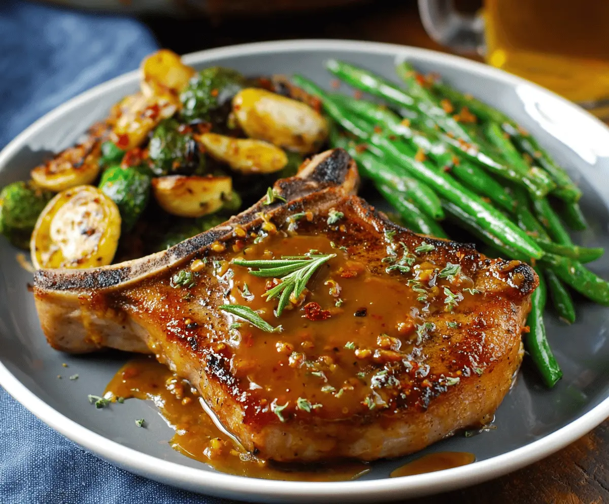 Easy Honey Mustard Pork Chops