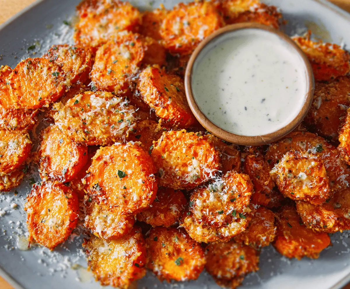 Crispy Parmesan Ranch Smashed Carrots Recipe – Perfectly Easy & Delicious