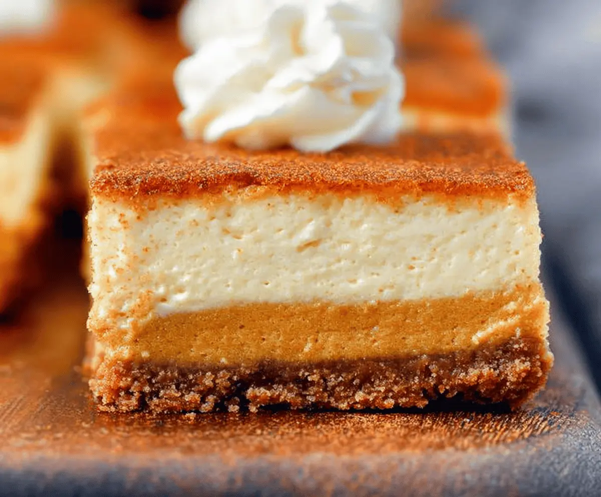 Easy Sweet Potato Cheesecake Bars