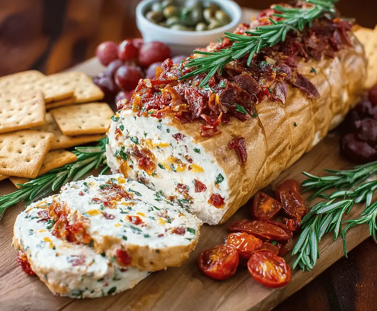 Easy Italian Cheese Log Recipe
