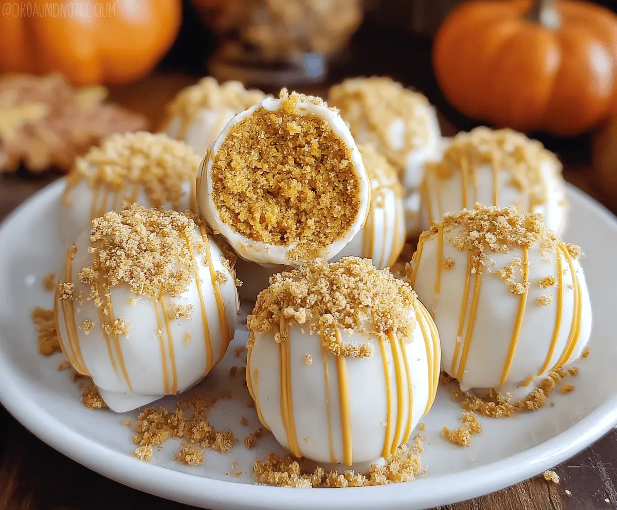 No Bake Pumpkin Cheesecake Balls – Easy Fall Dessert Recipe