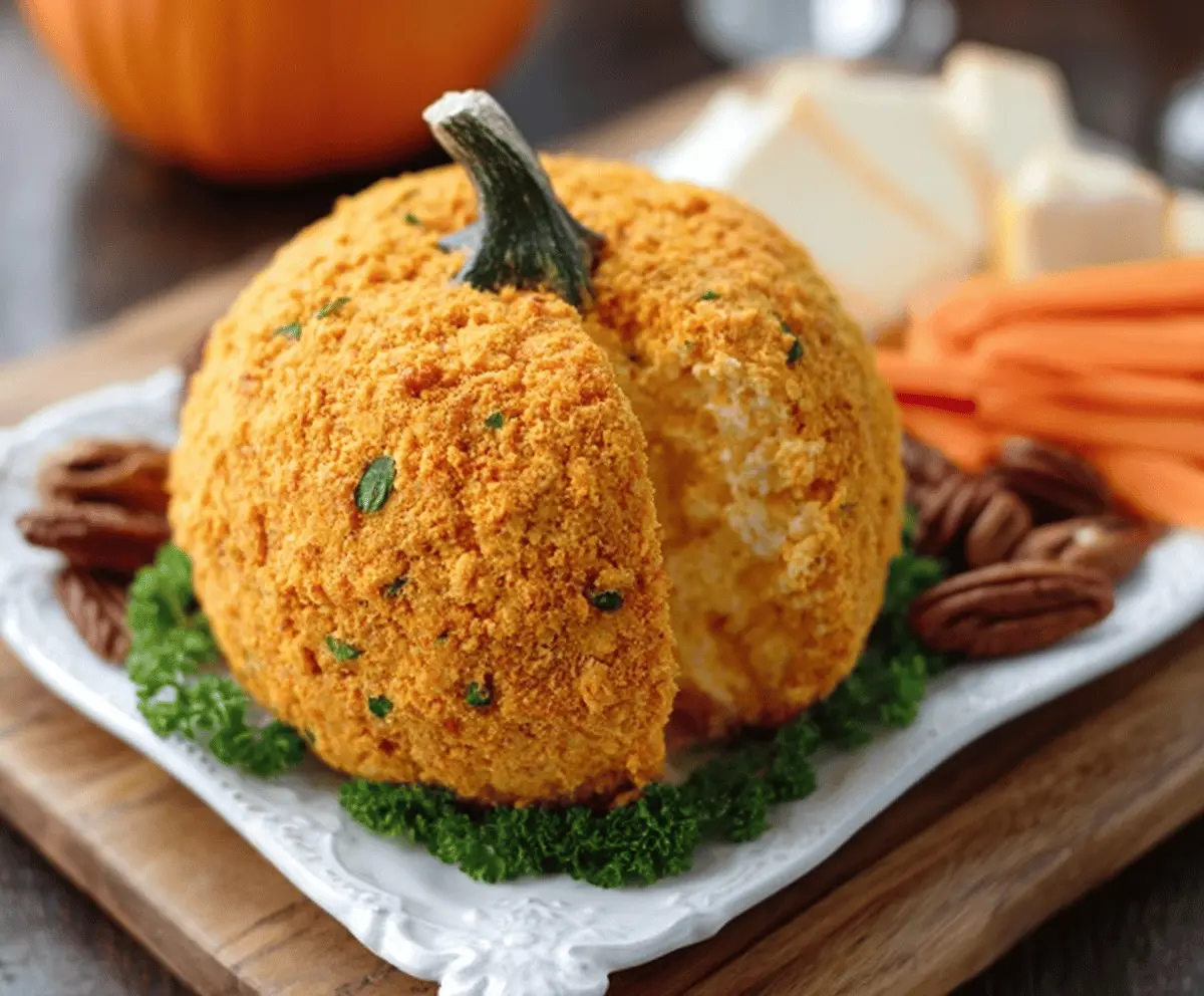 Easy and Delicious Pumpkin Cheese Ball Recipe