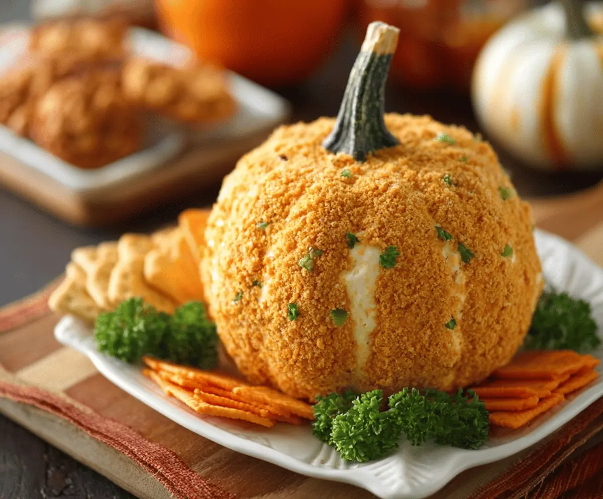 Easy and Delicious Pumpkin Cheese Ball Recipe