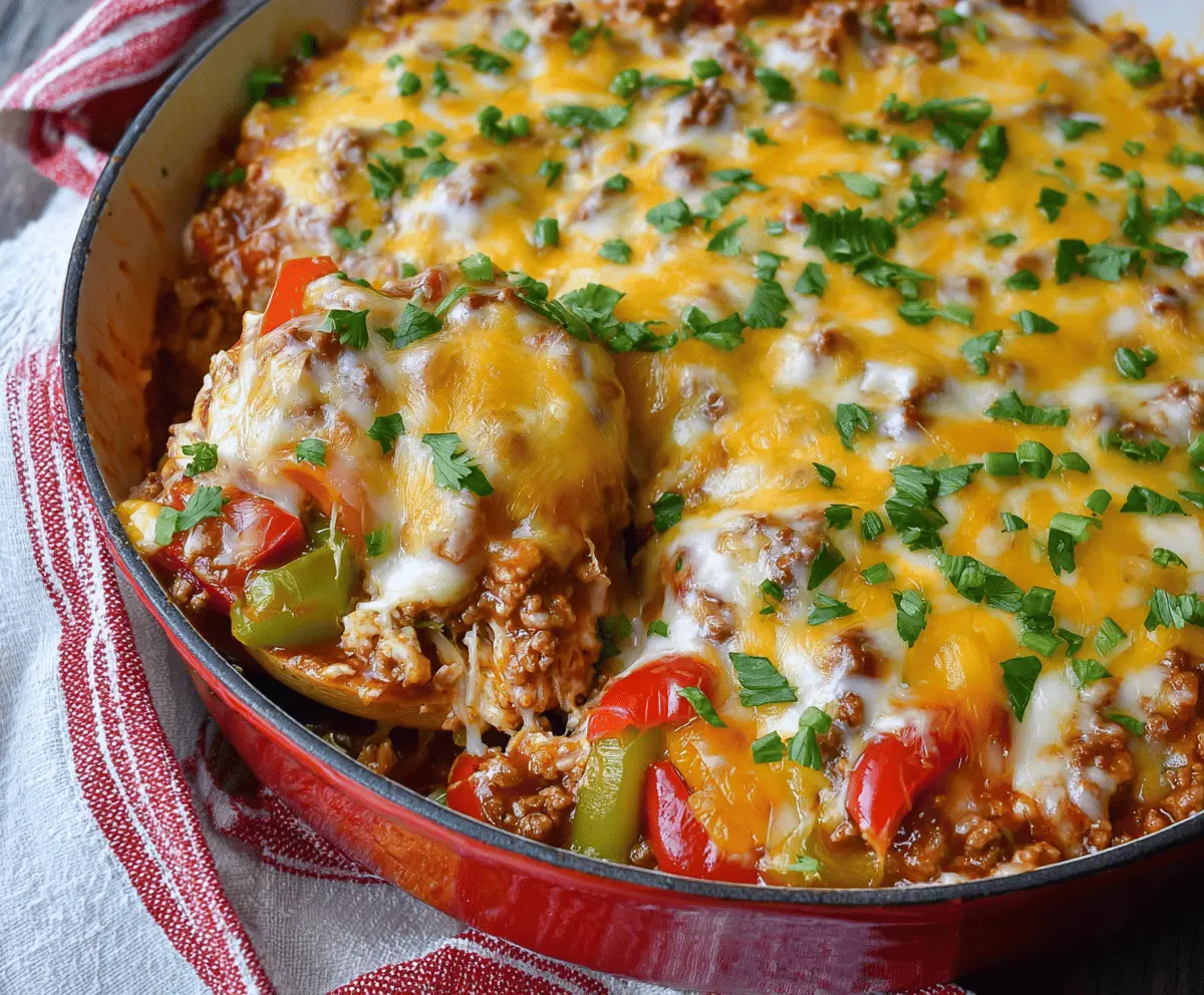 Easy Stuffed Pepper Casserole Recipe for a Hearty Meal