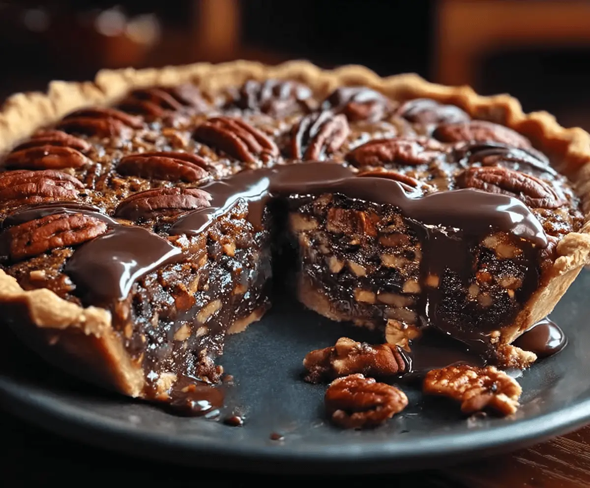 Texas Chocolate Pecan Pie Recipe - Easy & Delicious Dessert