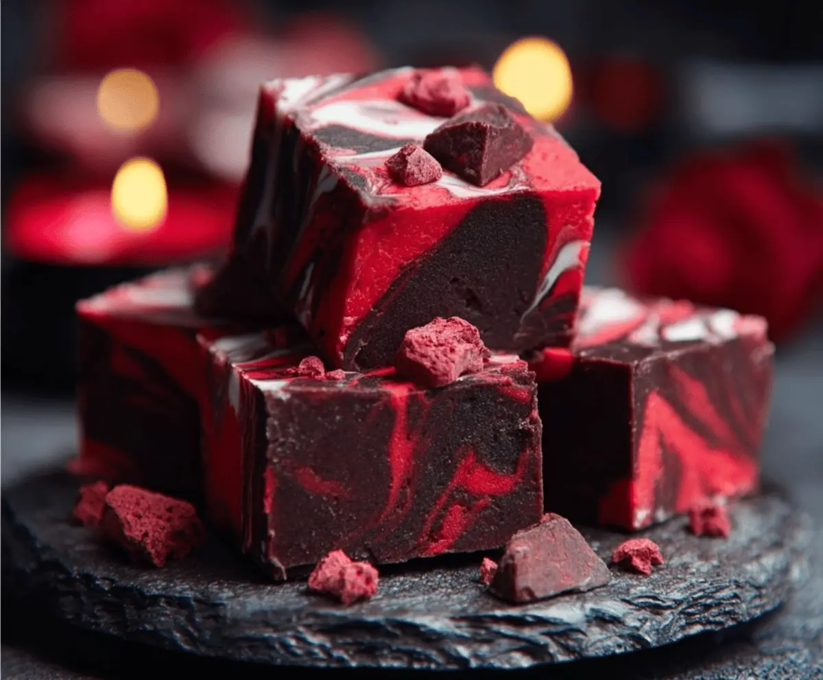 Easy Vampire Fudge Recipe | Creepy Halloween Candy Treats