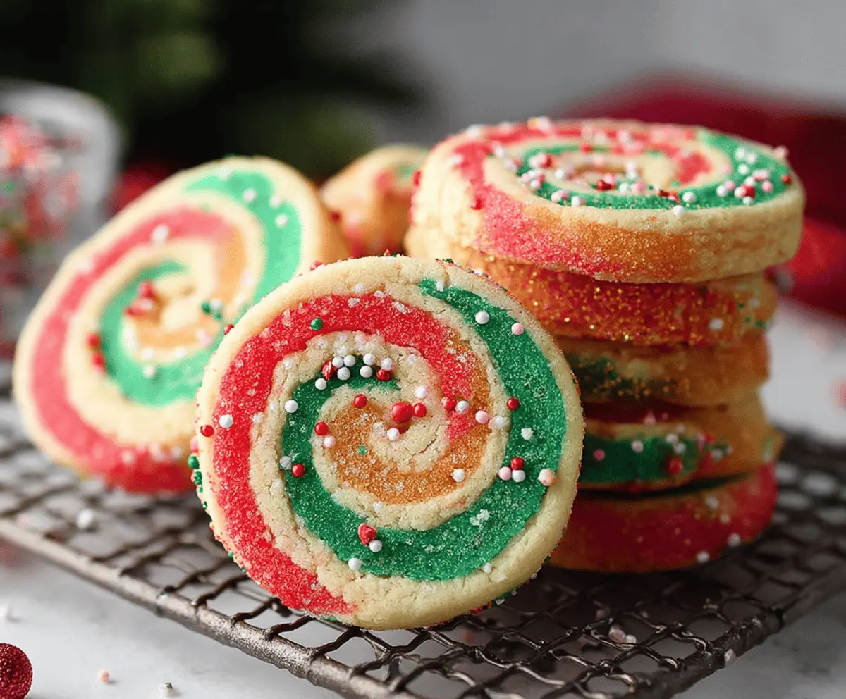 Easy Christmas Pinwheel Cookies