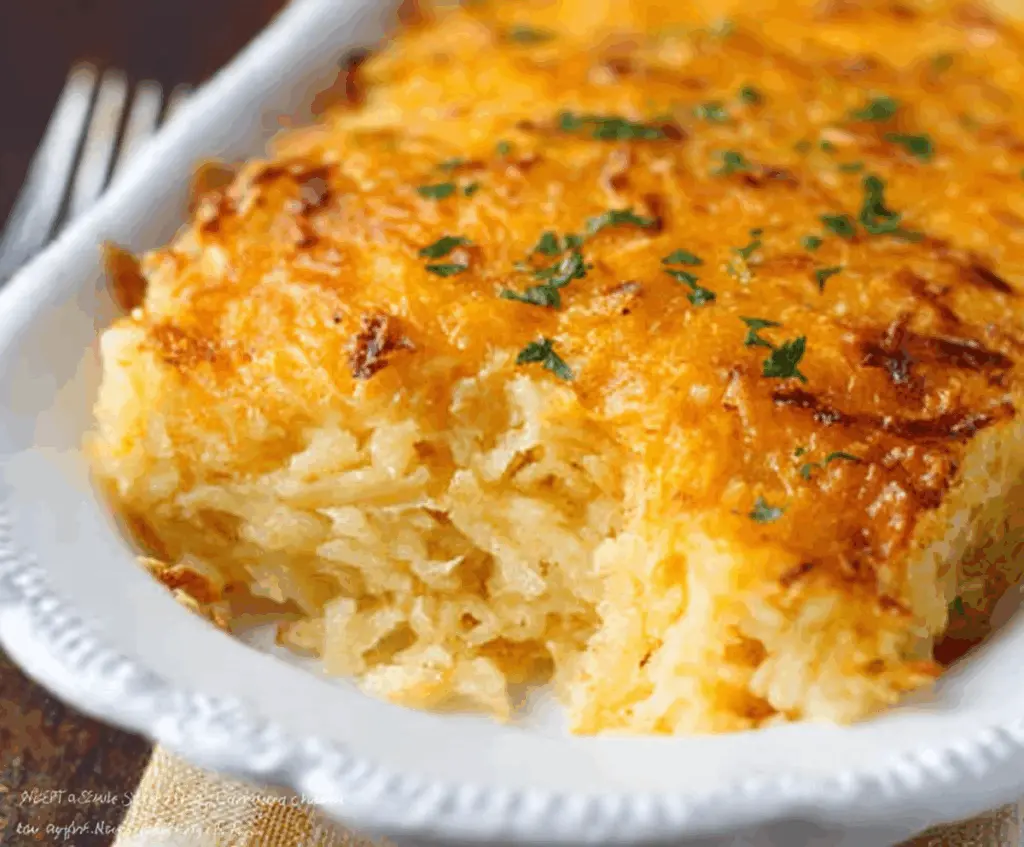 Delicious homemade Hashbrown Casserole inspired by Cracker Barrel, perfect for breakfast or brunch.