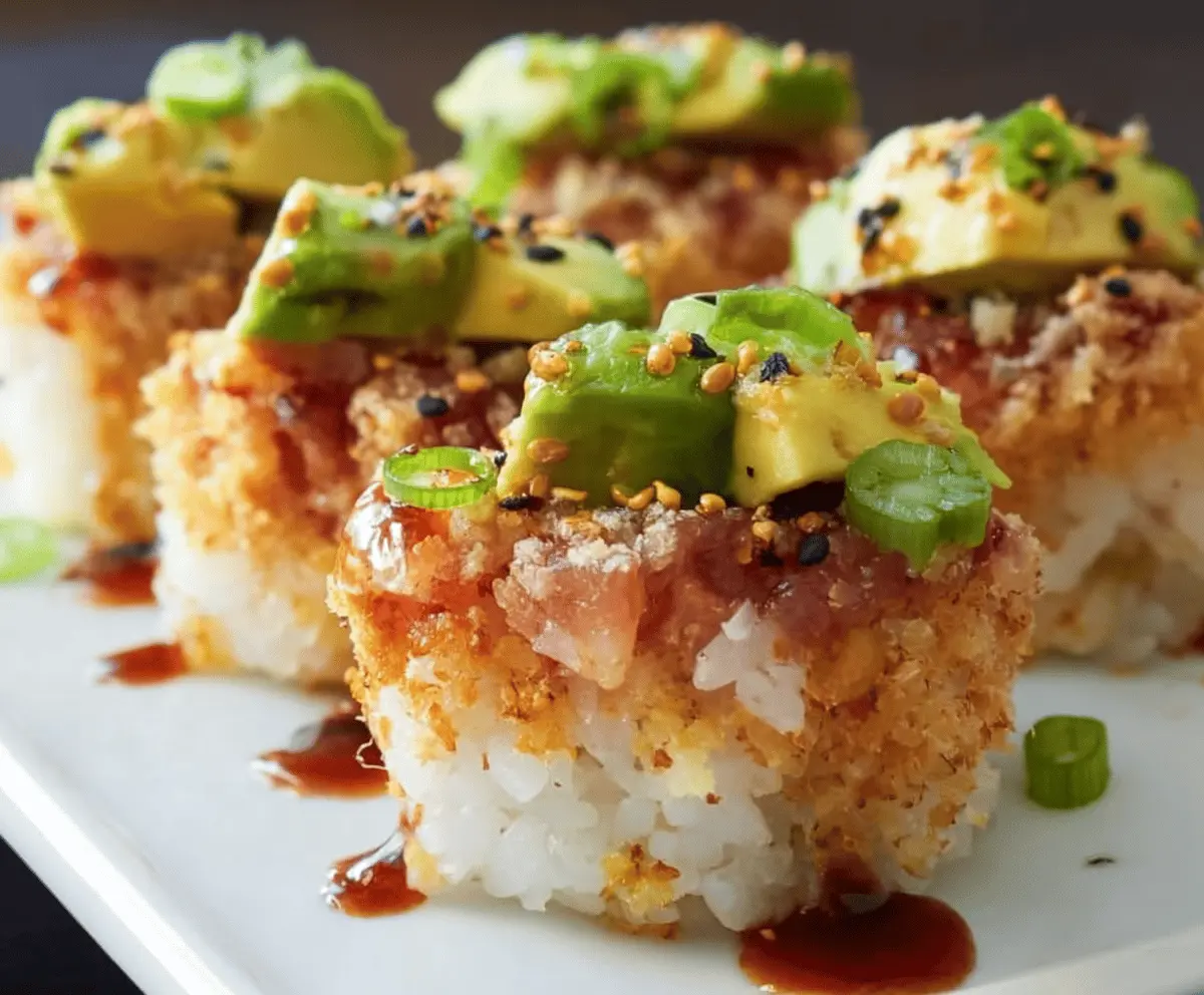 Easy Crispy Rice Sushi Recipe