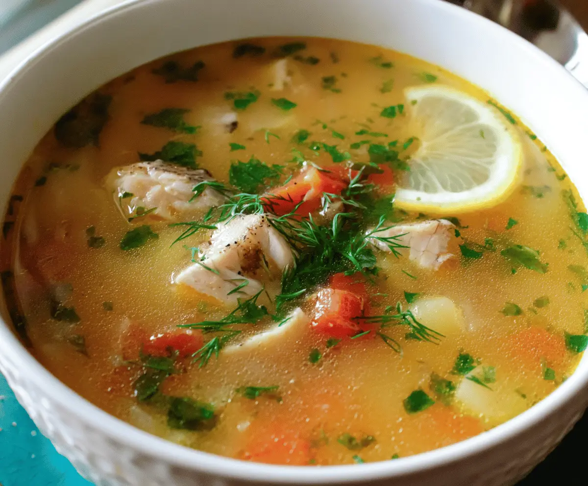 Easy Fish Soup Recipe to Warm You Up