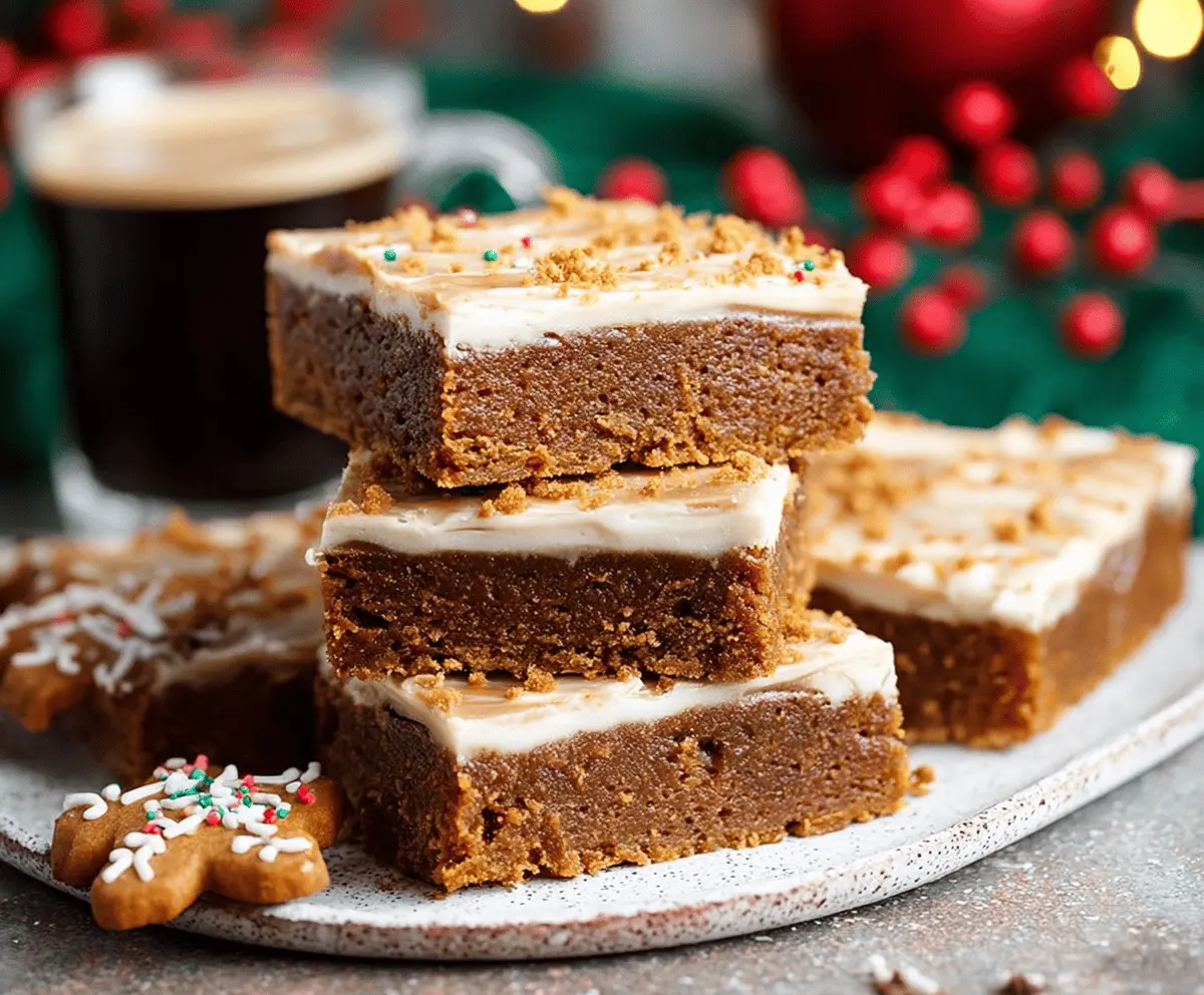 Easy Gingerbread Bars Recipe